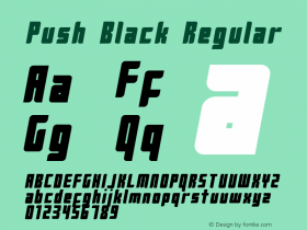 Push Black Regular 2001; 1.0, initial release图片样张