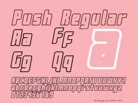 Push Regular 2001; 1.0, initial release图片样张