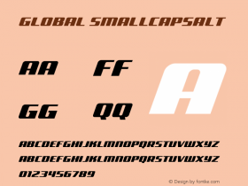 Global SmallCapsAlt Version 001.000图片样张