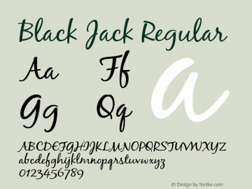 blackjack font free download mac