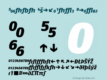 FagoNo ExtraBold Italic 001.000图片样张