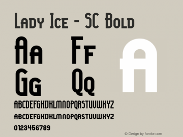 Lady Ice - SC Bold 1.0图片样张