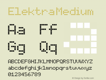 Elektra Medium Version 001.000图片样张