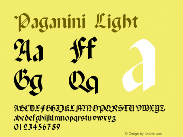 Paganini Light Version 001.012图片样张