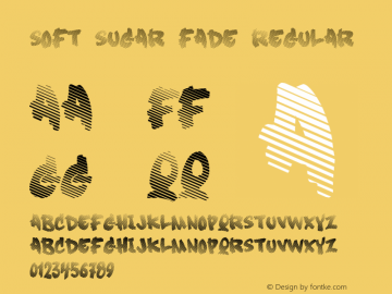 Soft Sugar fade Regular 2 Font Sample