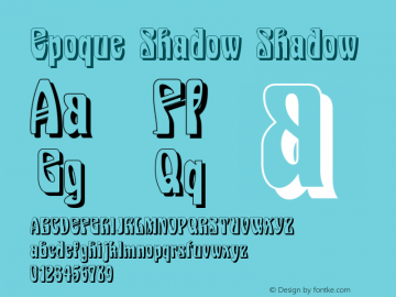Epoque Shadow Shadow Version 001.002图片样张
