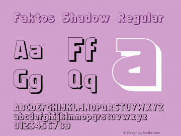 Faktos Shadow Regular 002.050图片样张