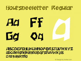 Houtsneeletter Regular Version 002.001图片样张