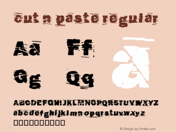 cut n paste regular Version 1.50图片样张