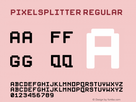 PixelSplitter Regular 1.0 2003-08-23图片样张