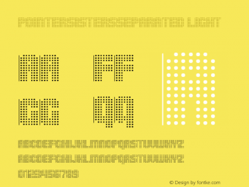 PointerSistersSeparated Light Version 1.0 Font Sample