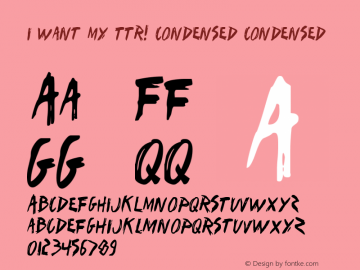 I Want My TTR! Condensed Condensed 2图片样张