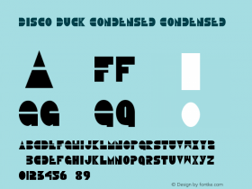 Disco Duck Condensed Condensed Version 2 Font Sample