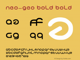 neo-geo bold bold 2 Font Sample