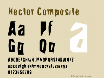 Hector Composite Version 001.000 Font Sample