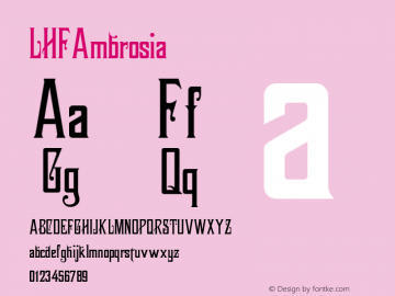 LHFAmbrosia ☞ (1.0);com.myfonts.letterheadfonts.lhf-ambrosia.regular.wfkit2.3zar Font Sample