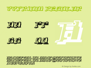 Yytrium Regular OTF 3.000;PS 001.001;Core 1.0.29 Font Sample