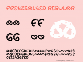 PretzSalted Regular Macromedia Fontographer 4.1.3 2/29/04 Font Sample