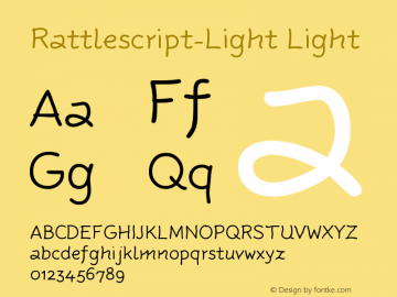 Rattlescript-Light Light Version 004.301图片样张