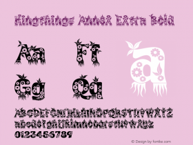 Kingthings Annex Extra Bold Version 1.0图片样张