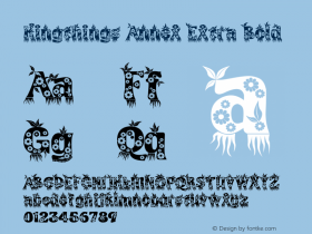 Kingthings Annex Extra Bold Version 1.0图片样张