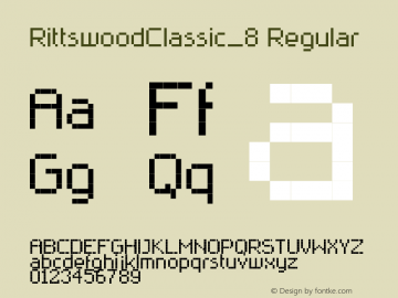 RittswoodClassic_8 Regular 1.0图片样张