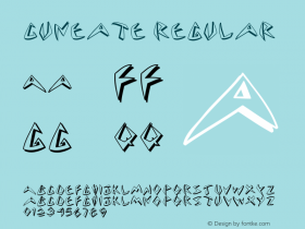 Cuneate Regular 1.0 2004-05-13 Font Sample