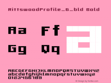 RittswoodProfile_6_bld Bold 1.0 Font Sample