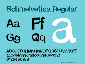 Schmelvetica Regular 001.000图片样张