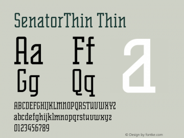 SenatorThin Thin Version 001.001图片样张