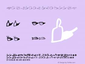 SoupBone Dingbats Version 001.000图片样张