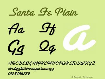 Santa Fe Plain Version 001.000图片样张