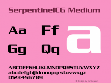 SerpentineICG Medium Version 001.000图片样张