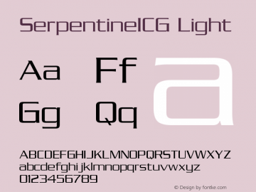 SerpentineICG Light Version 001.000图片样张