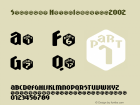 Scrotnig HeavyInitials2002 Version 001.000 Font Sample