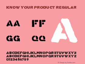 Know Your Product Regular Updated Feb. 2007图片样张