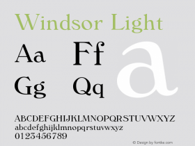 Windsor Light Version 003.001图片样张