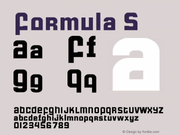Formula S Version 001.000图片样张