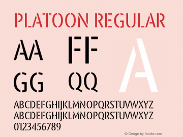 Platoon Regular Version 001.000图片样张