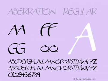 Aberration Regular 1.02图片样张