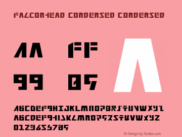 Falconhead Condensed Condensed 2图片样张