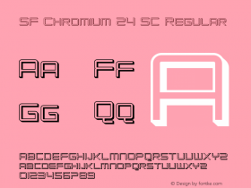 SF Chromium 24 SC Regular v1.0 - Freeware图片样张