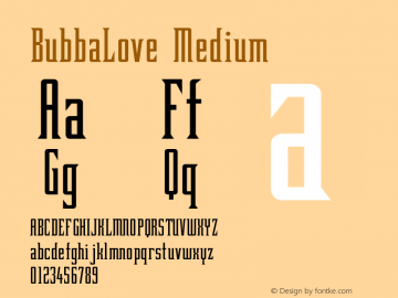 BubbaLove Medium Version 001.000图片样张