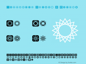 Symmetric Things 2 Normal 1.0 - March 2005 - freeware font图片样张