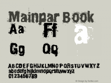 Mainpar Book Version 1.00 March 28, 2005,图片样张