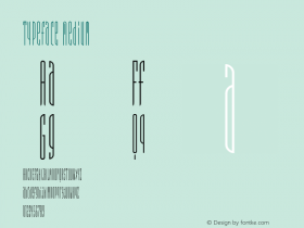 Typeface Medium 001.000图片样张