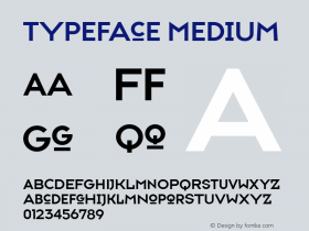 Typeface Medium 001.000图片样张