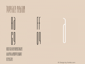 Typeface Medium 001.000图片样张