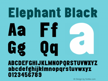 Elephant Black Version 001.000图片样张