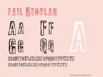 fail Regular Version 1.00 May 10, 2005, initial release图片样张